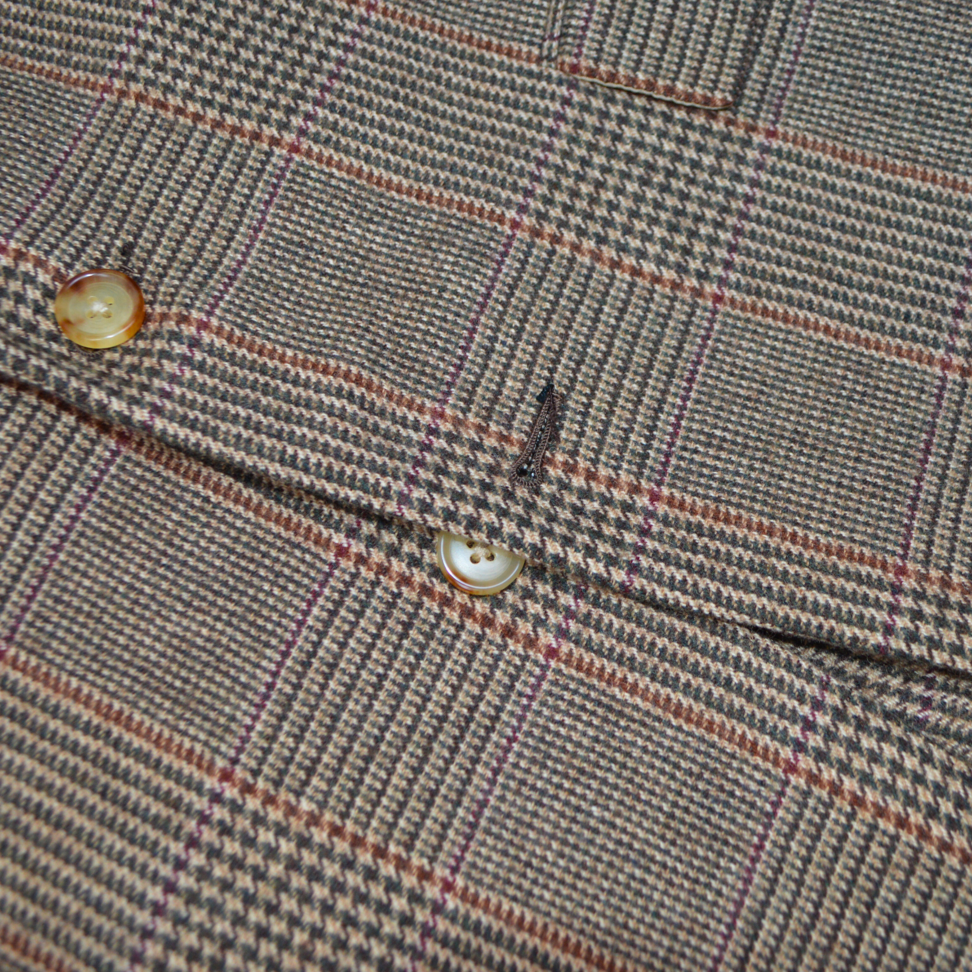 Checked Blazer made of Camel Hair