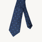 Grey/Blue Patterned Silk Tie