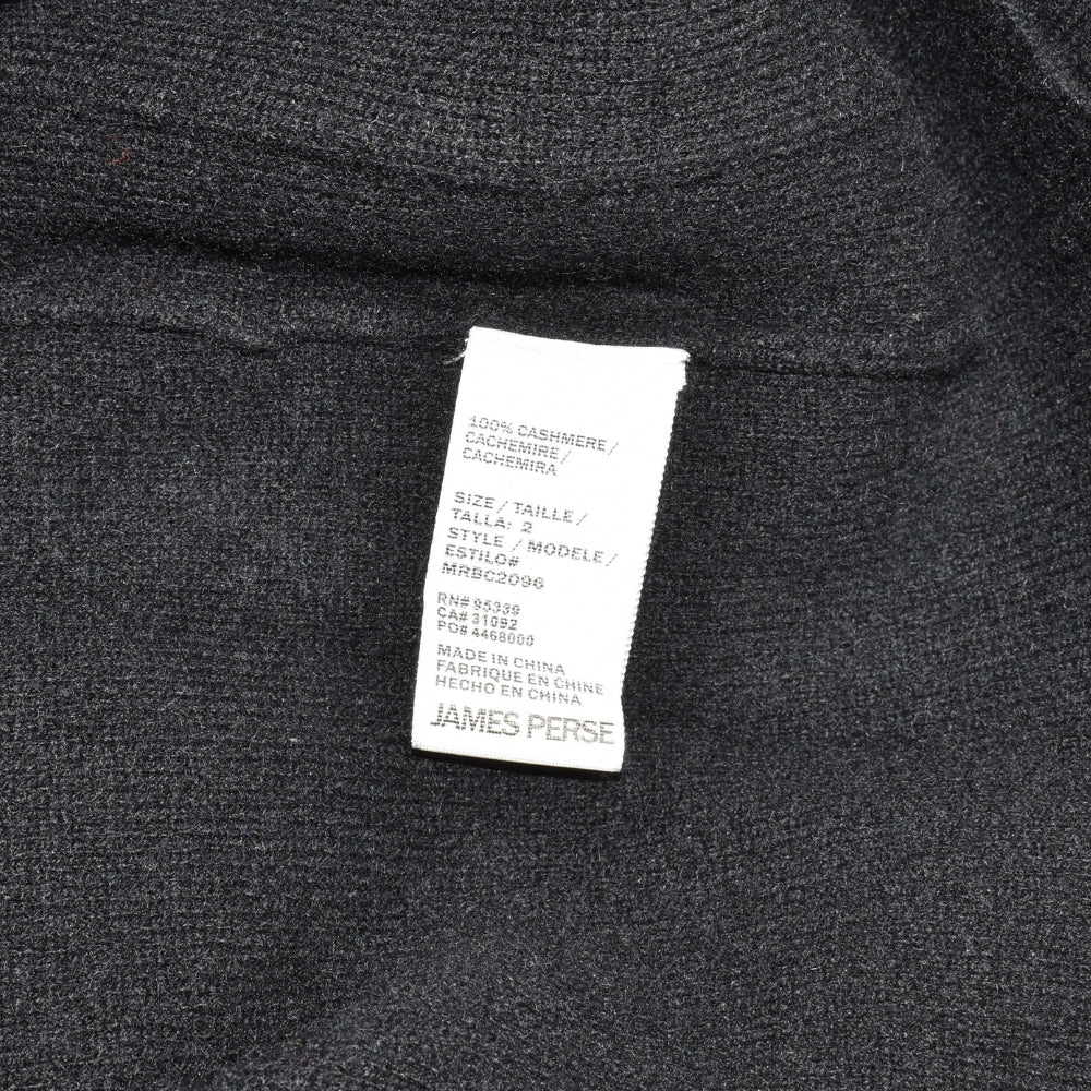 Black Double Breasted Cardigan made of Cashmere (M)