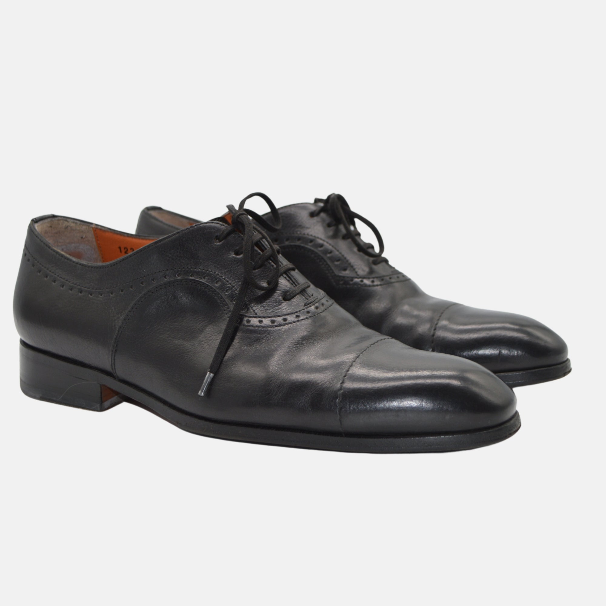 Black Oxford Shoes made of Leather (EU 39,5)