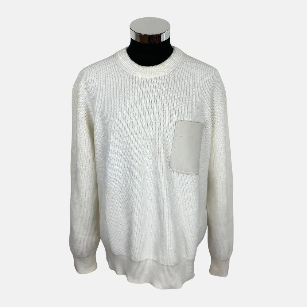 Offwhite Sweater made of Cotton and Silk (52)