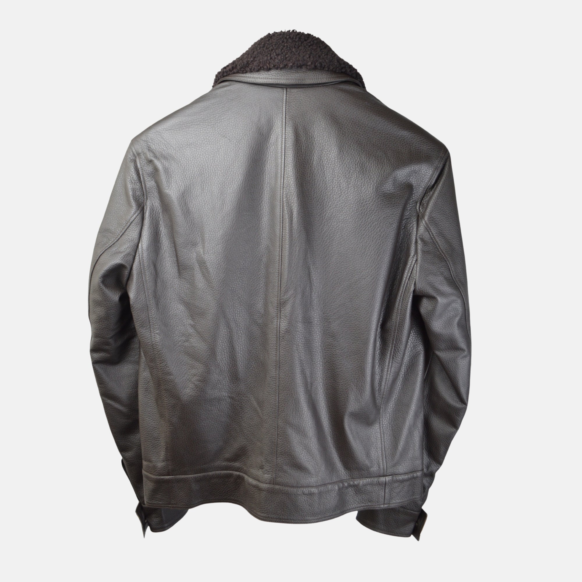 Dark Brown Leather Jacket (EU 50)