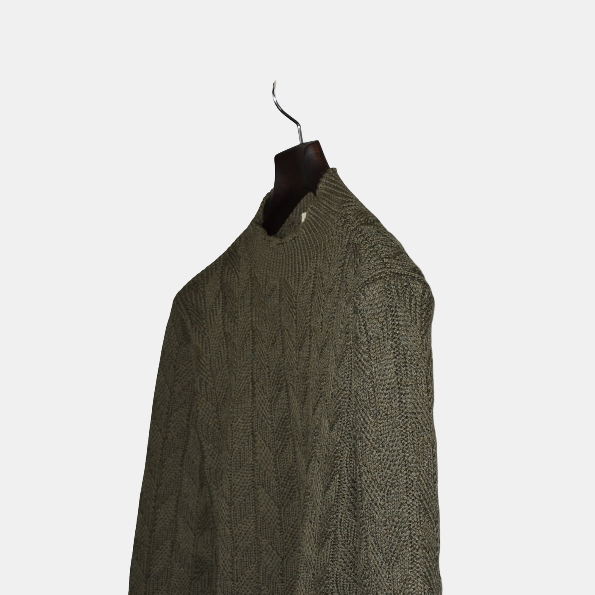 Khaki Sweater made of Cotton (L)