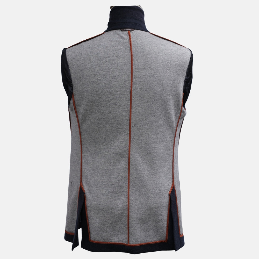 Navy Blue Sweater Cashmere Blazer (EU 48)