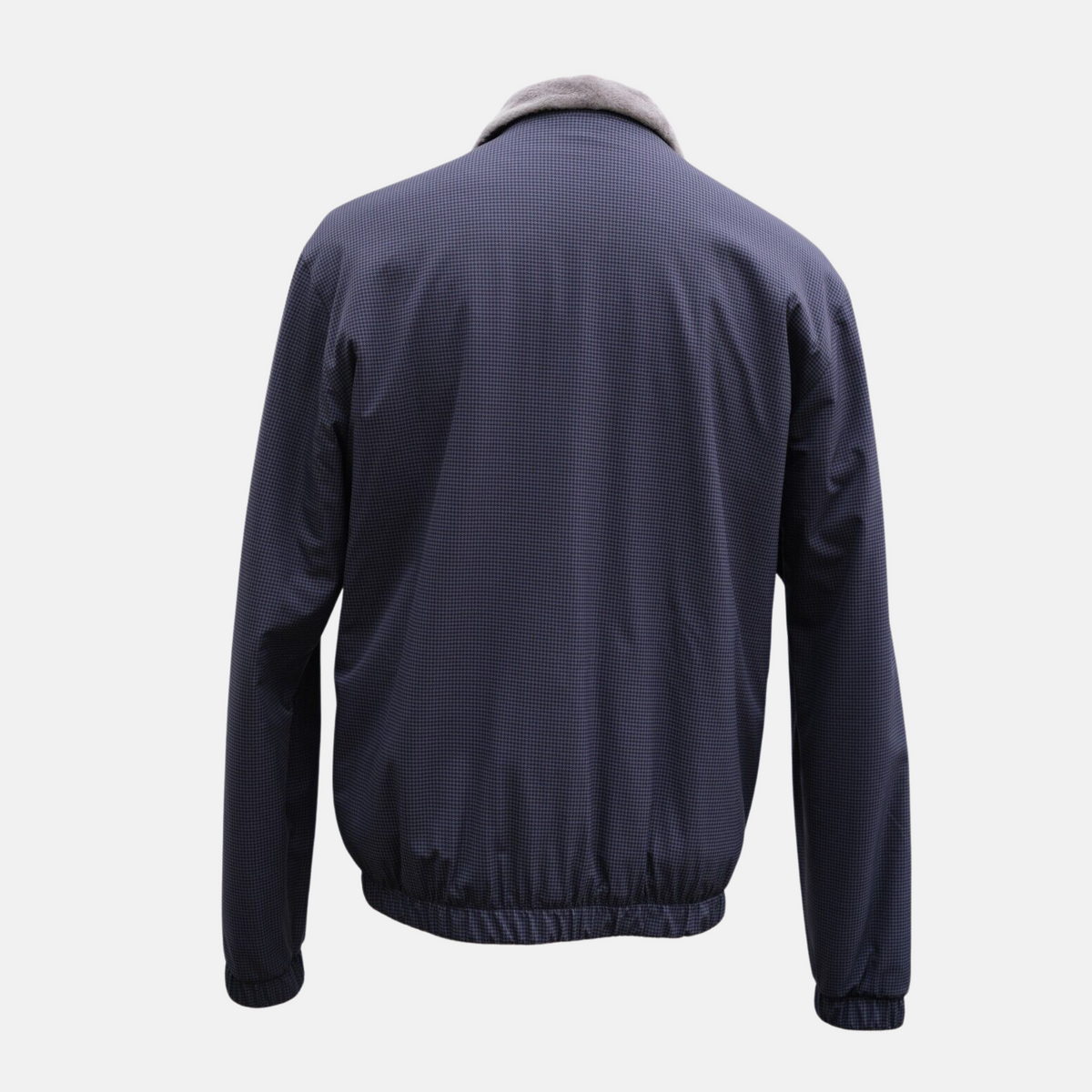 Navy Blue Blouson with Mink Lining (EU 54)