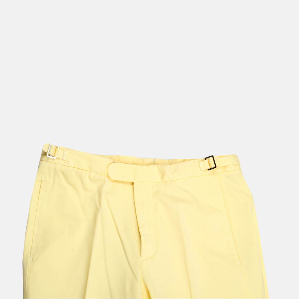 Yellow Pants made of Cotton