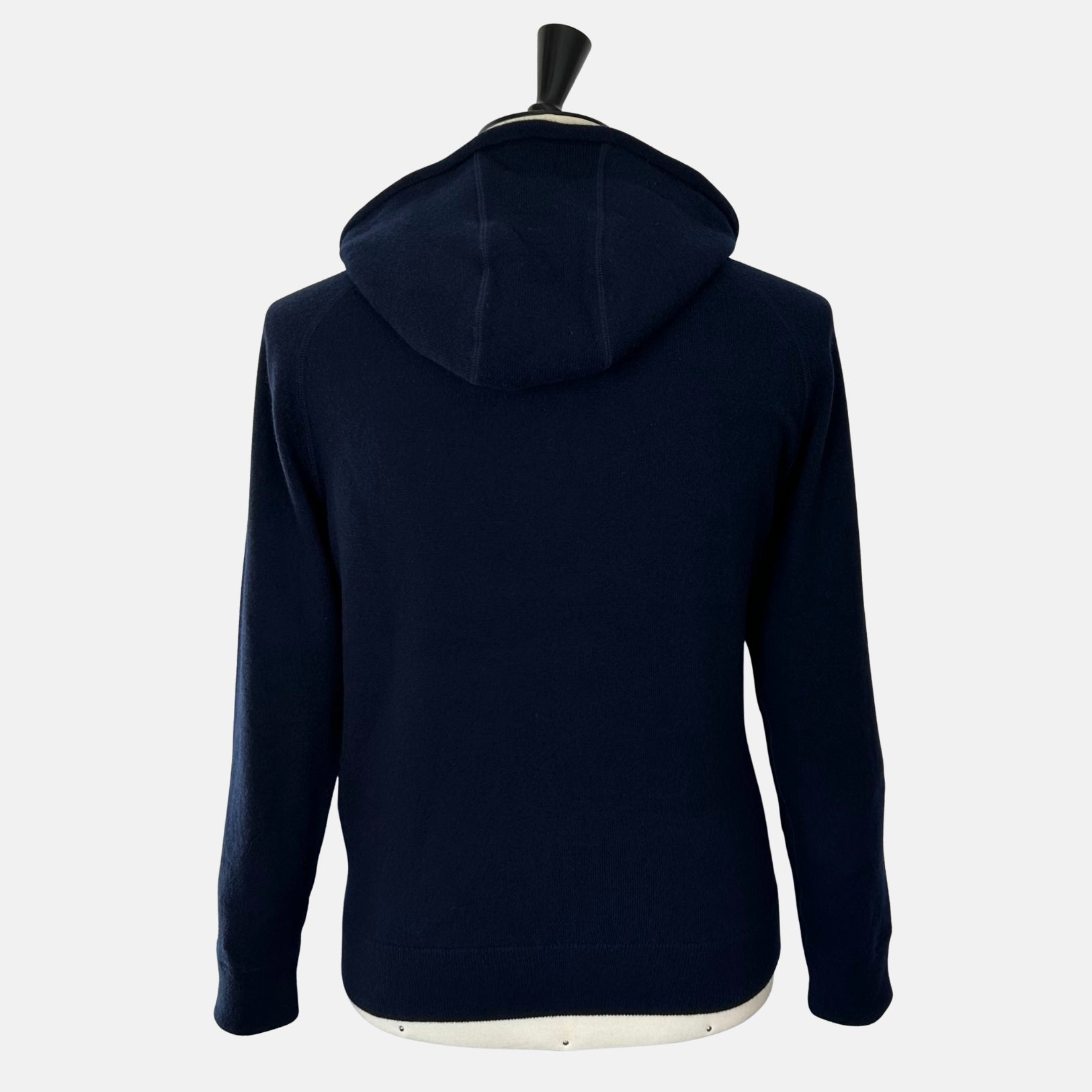 Navy Hoodie made of Cashmere (EU 48)