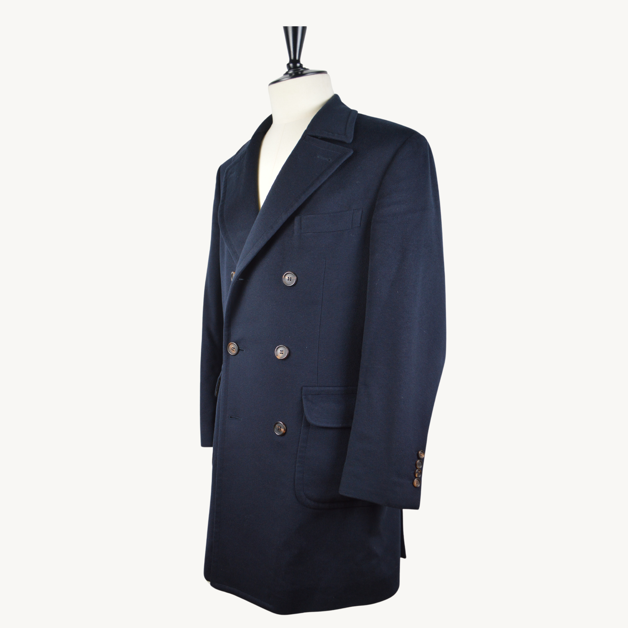 Navy Blue Coat made of Cashmere (50)