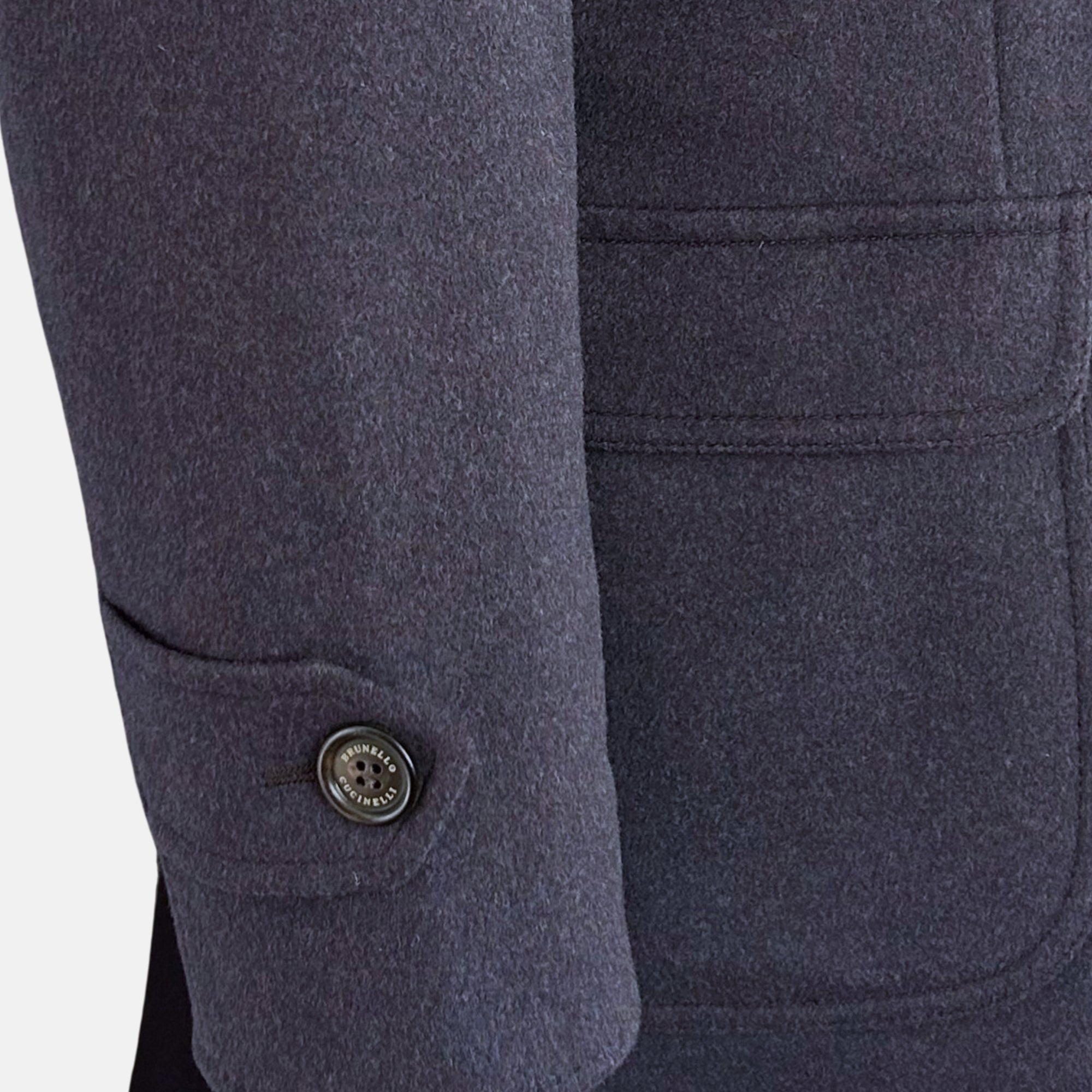 Navy Coat made of Wool/Cashmere (EU 48)