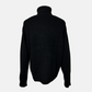 Black Iconic Polo Turtleneck made of Wool