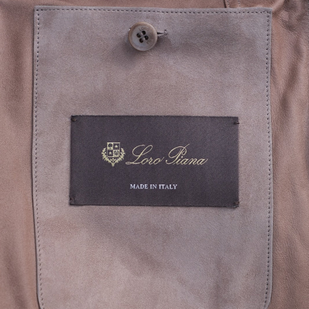 Beige Suede Blazer (EU 50)