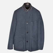 Blue Roadster Nutria Lined Cashmere Jacket (M)