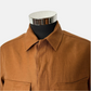 Brown Linen Overshirt