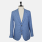 Azzuro Blue Blazer made of Virgin Wool/Silk/Linen