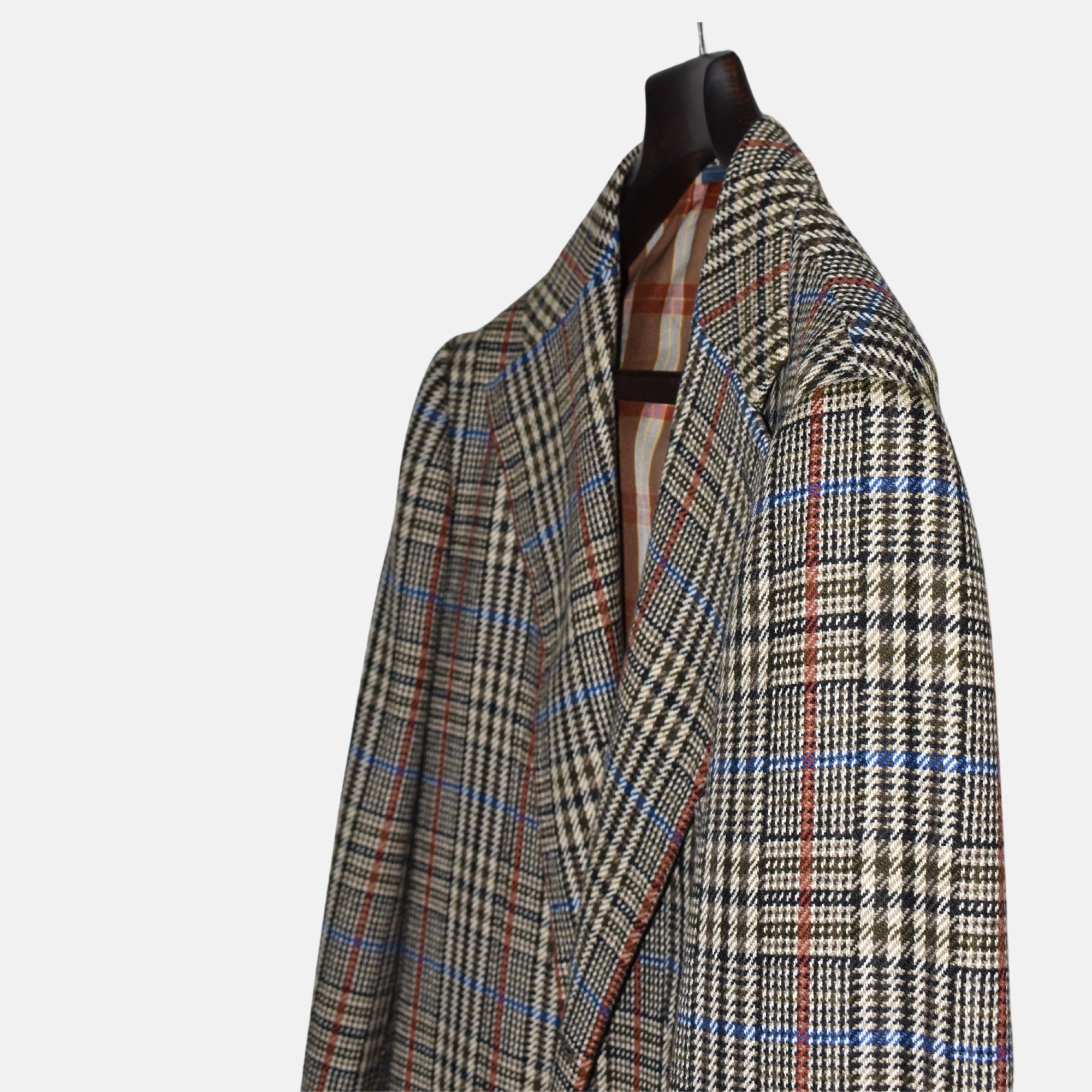 Multicoloured Checkered Blazer made of Wool (EU 52L)