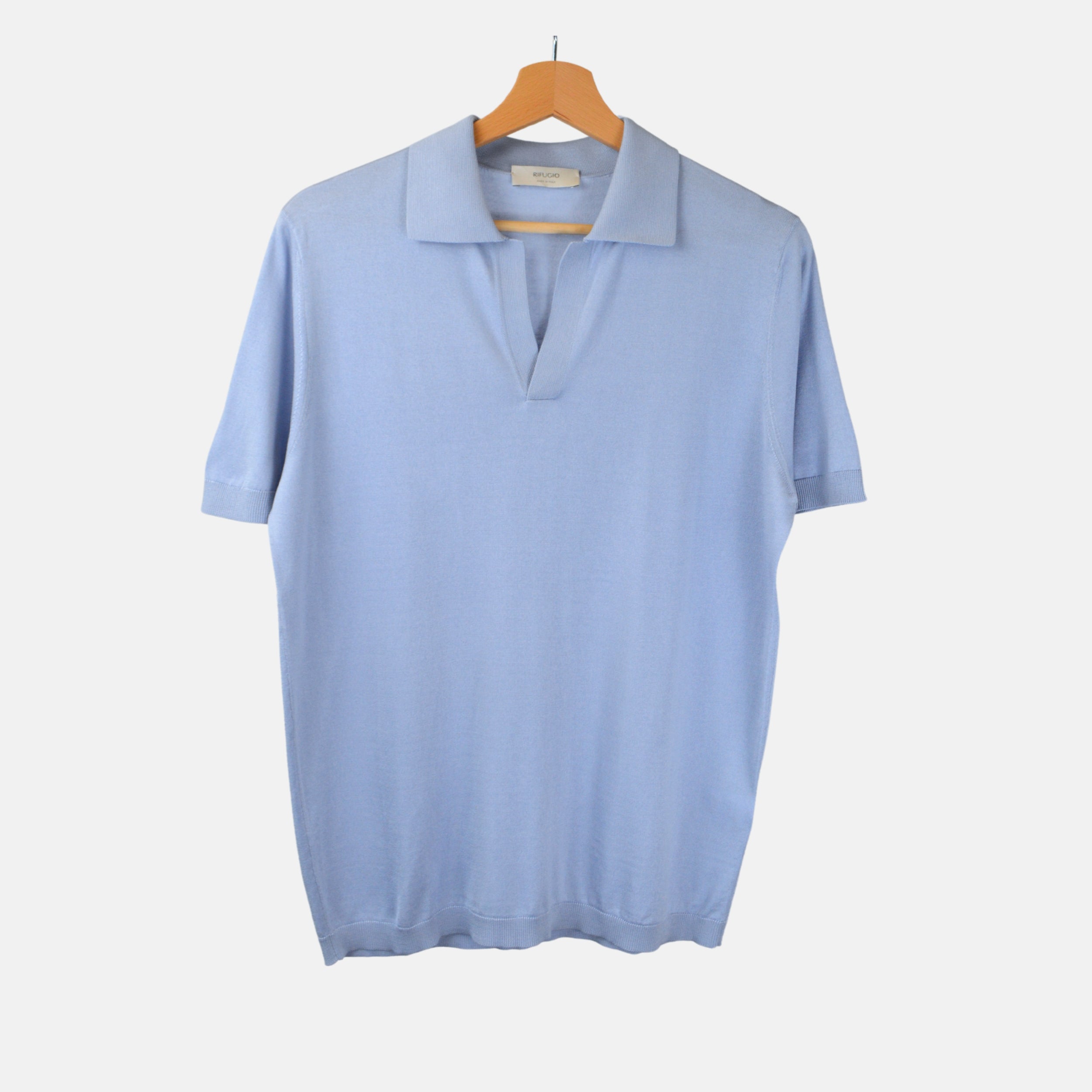 Blue Fly Polo made of Silk (50)