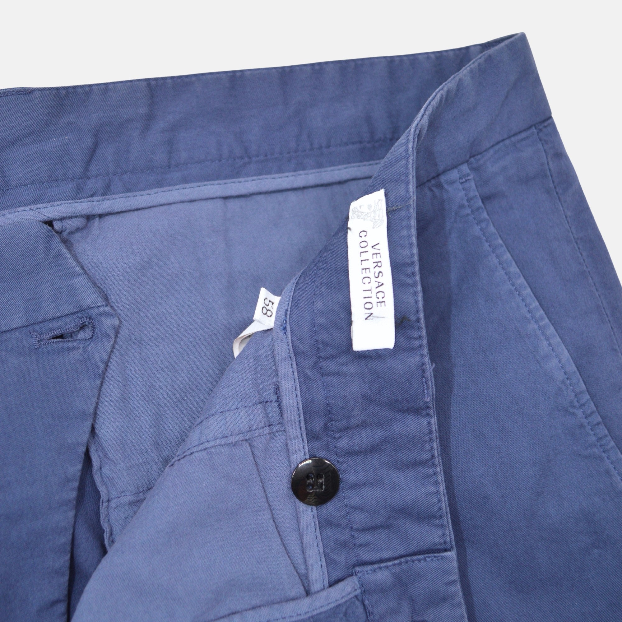 Navy Trousers made of Cotton (58)