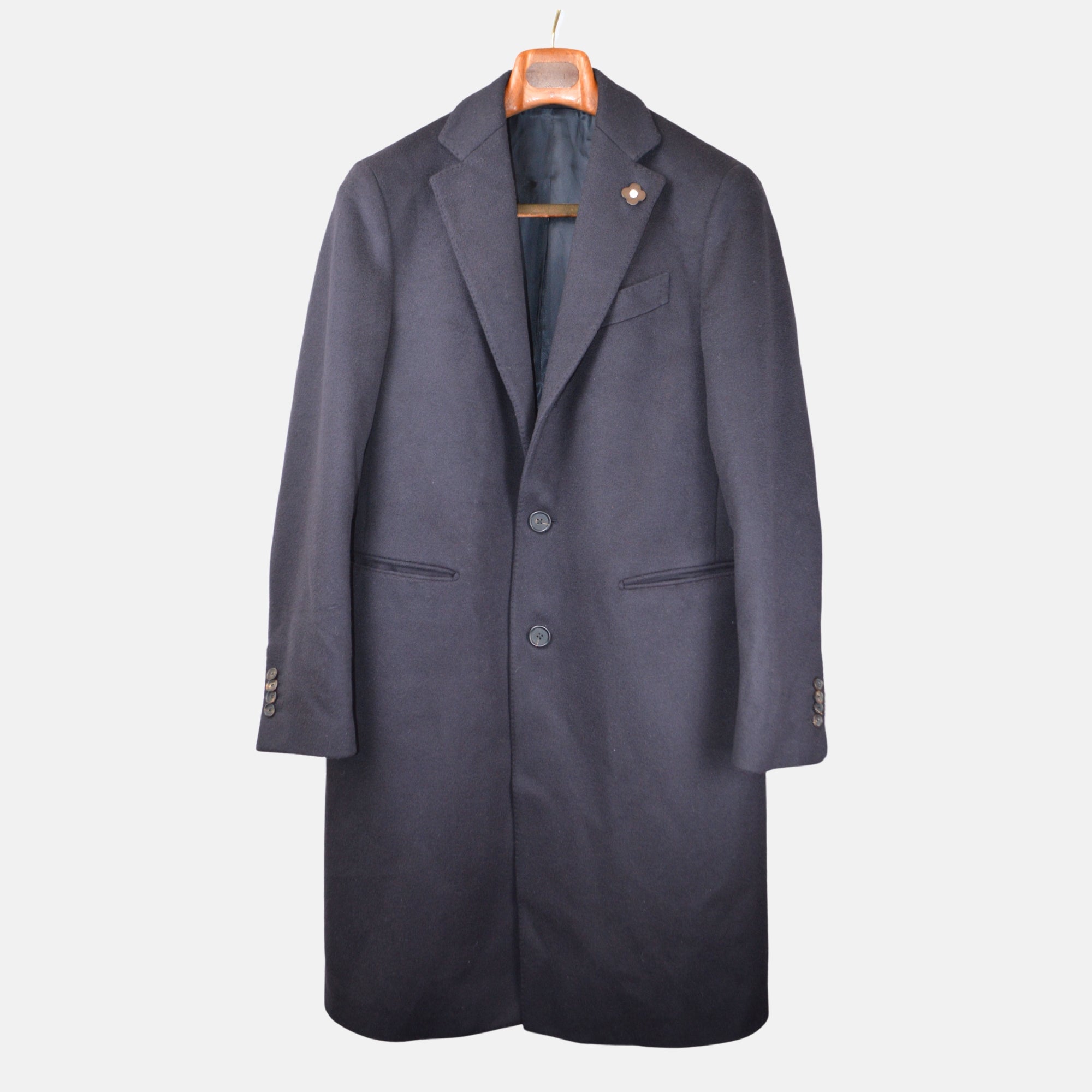 Navy Coat made of Wool (50)