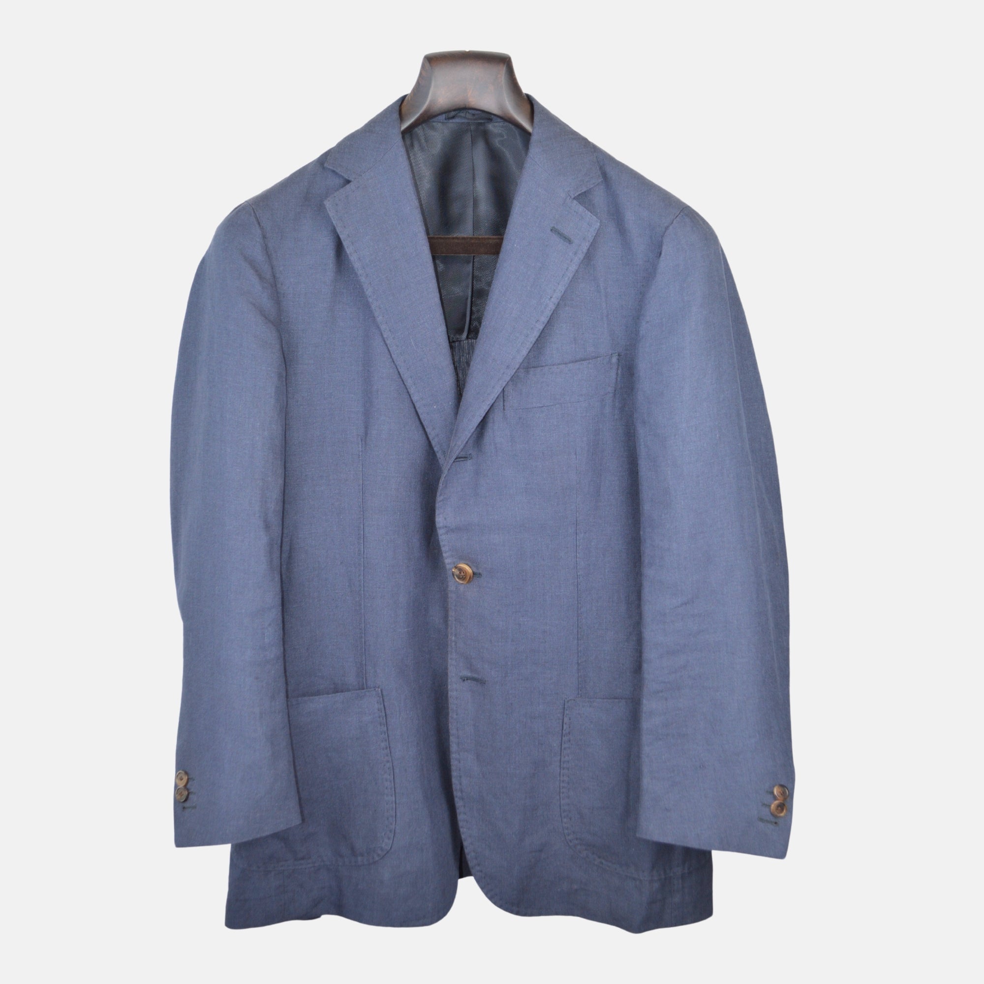 Dark Blue Blazer made of Linen (EU 44)