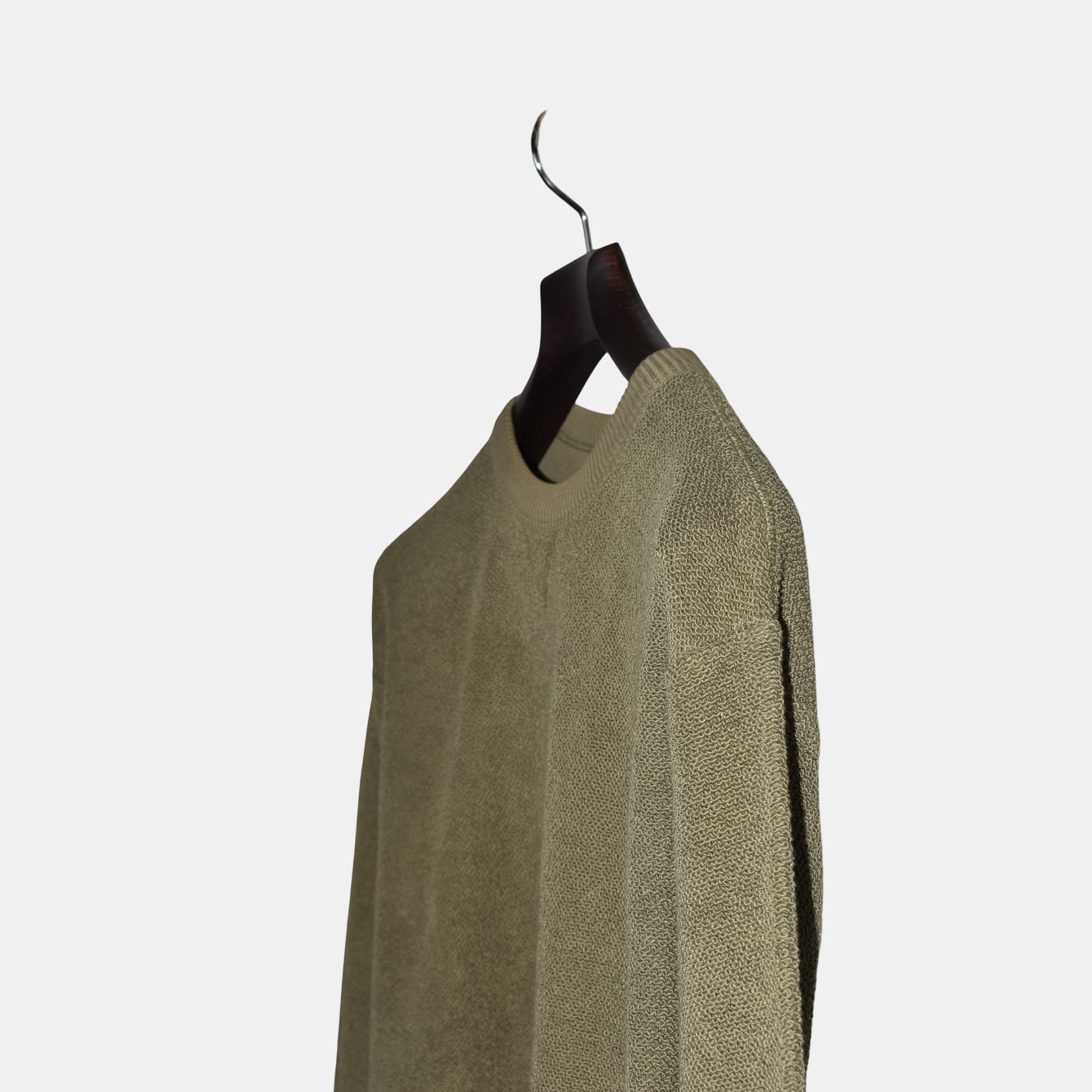 Khaki Sweater made of Cotton (S)