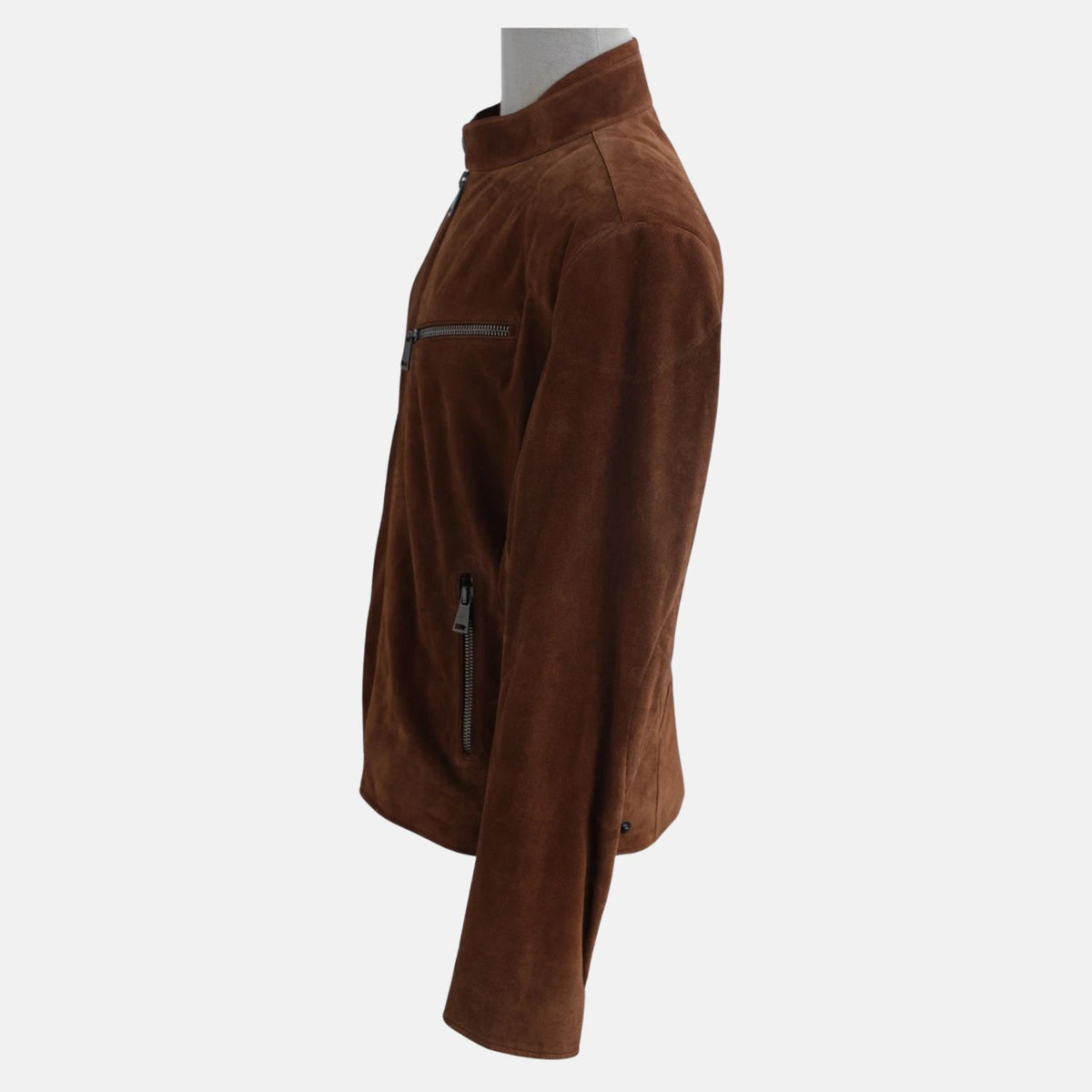 Ralph Lauren Purple Label Brown Biker Suede Jacket (L) – pre-owned | Sanpetuna