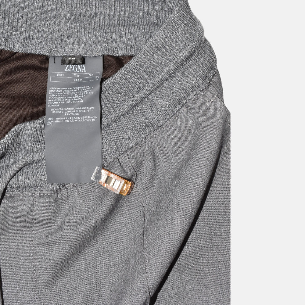 Gray Pants made of Wool (EU 48)