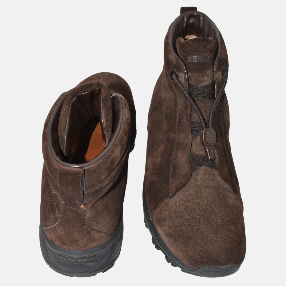 Brown Half Boots made of Suede (EU 44)