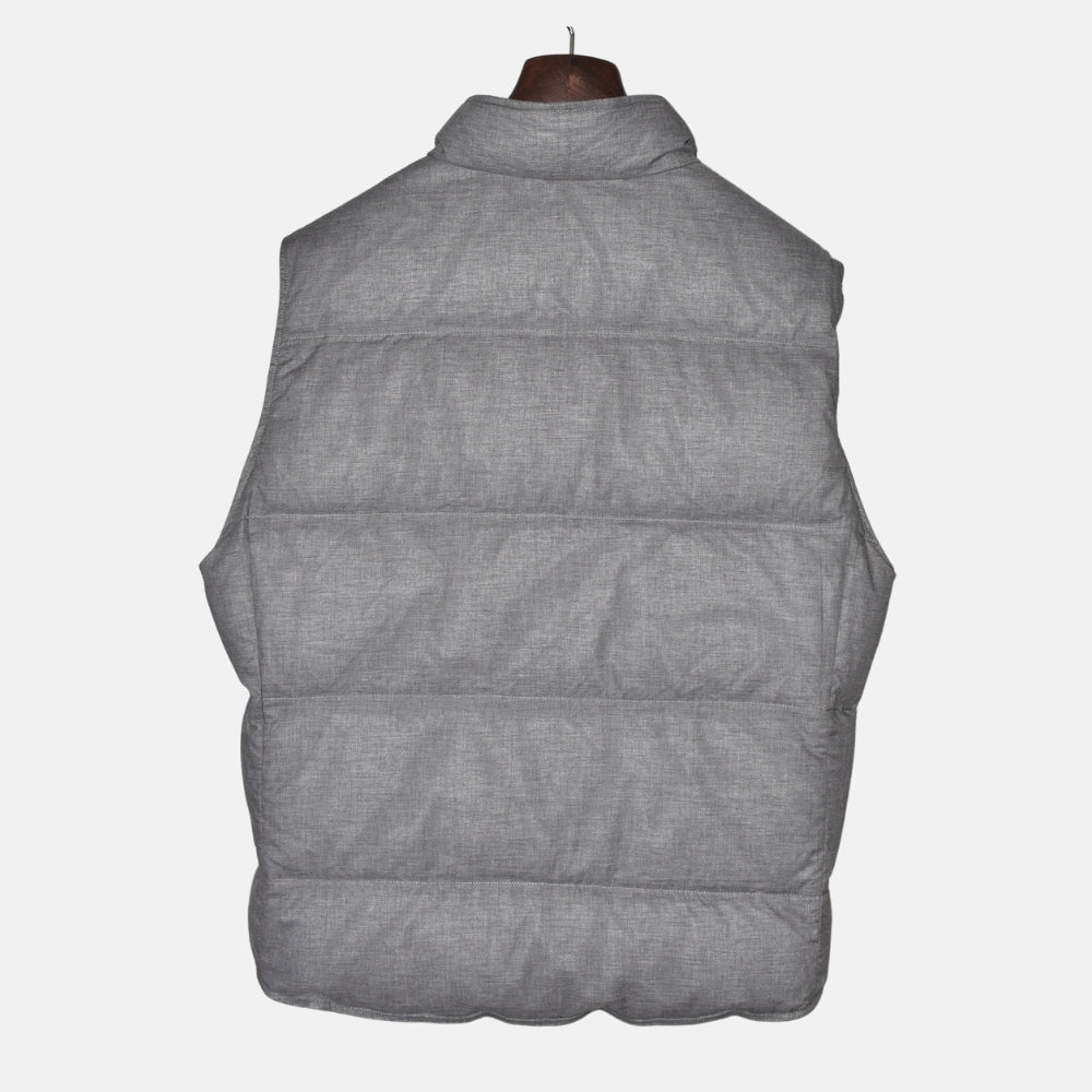 Grey Down Vest (M)
