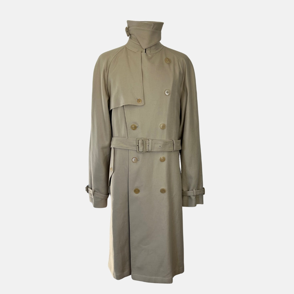 Beige Trenchcoat made of Cotton (54)