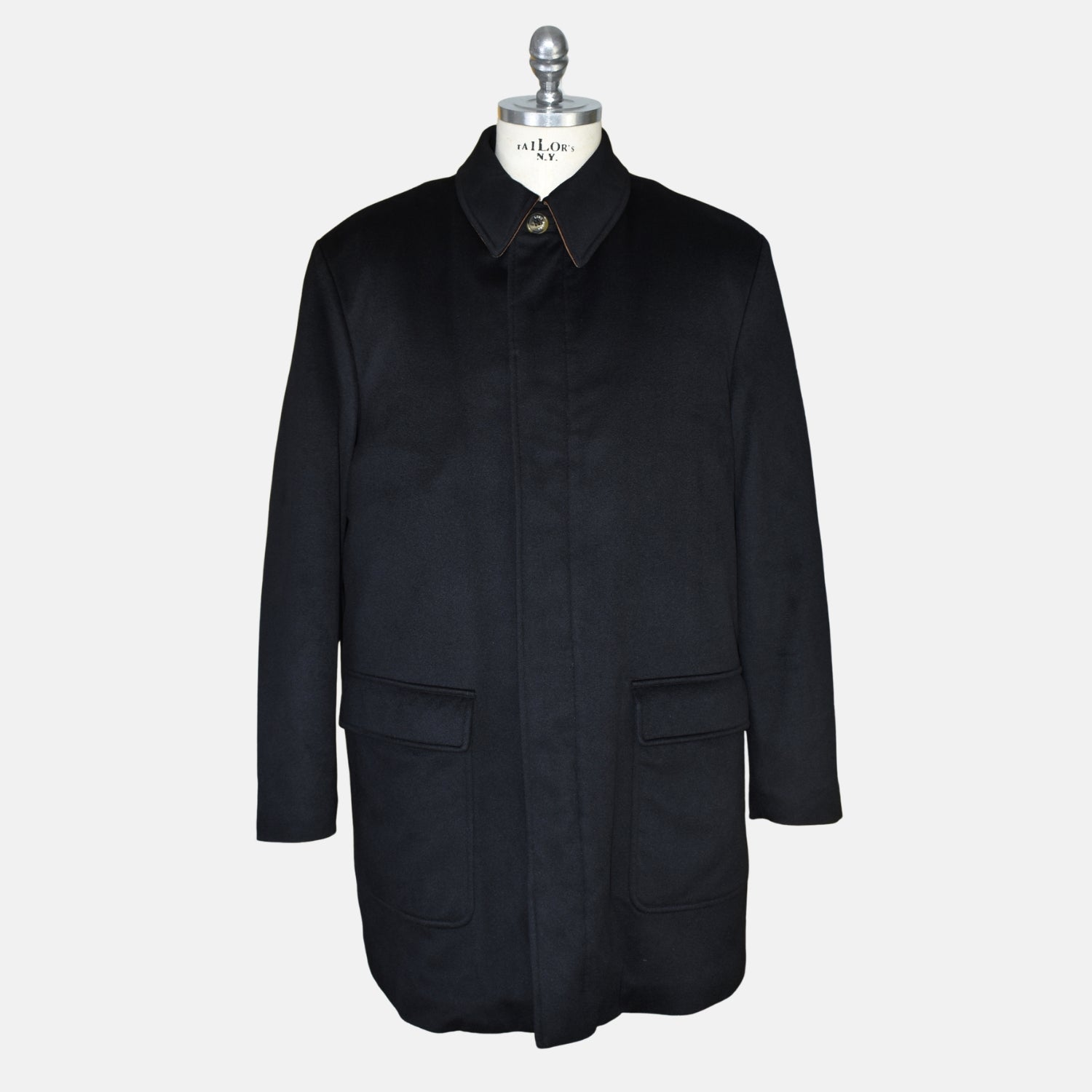 Black Beaver Lined "Storm System" Parka made of Cashmere (L)