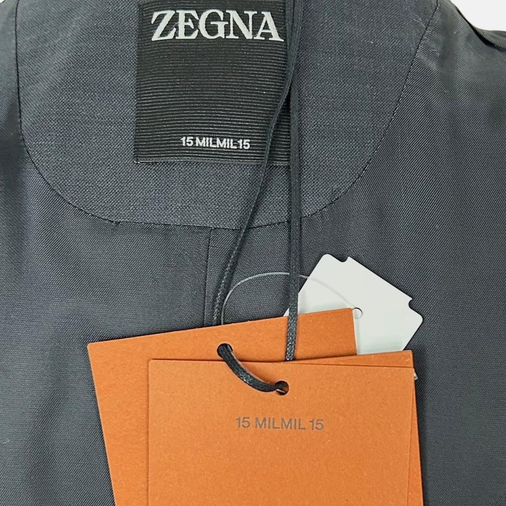 Gray Melange Suit made of Wool (EU 50)