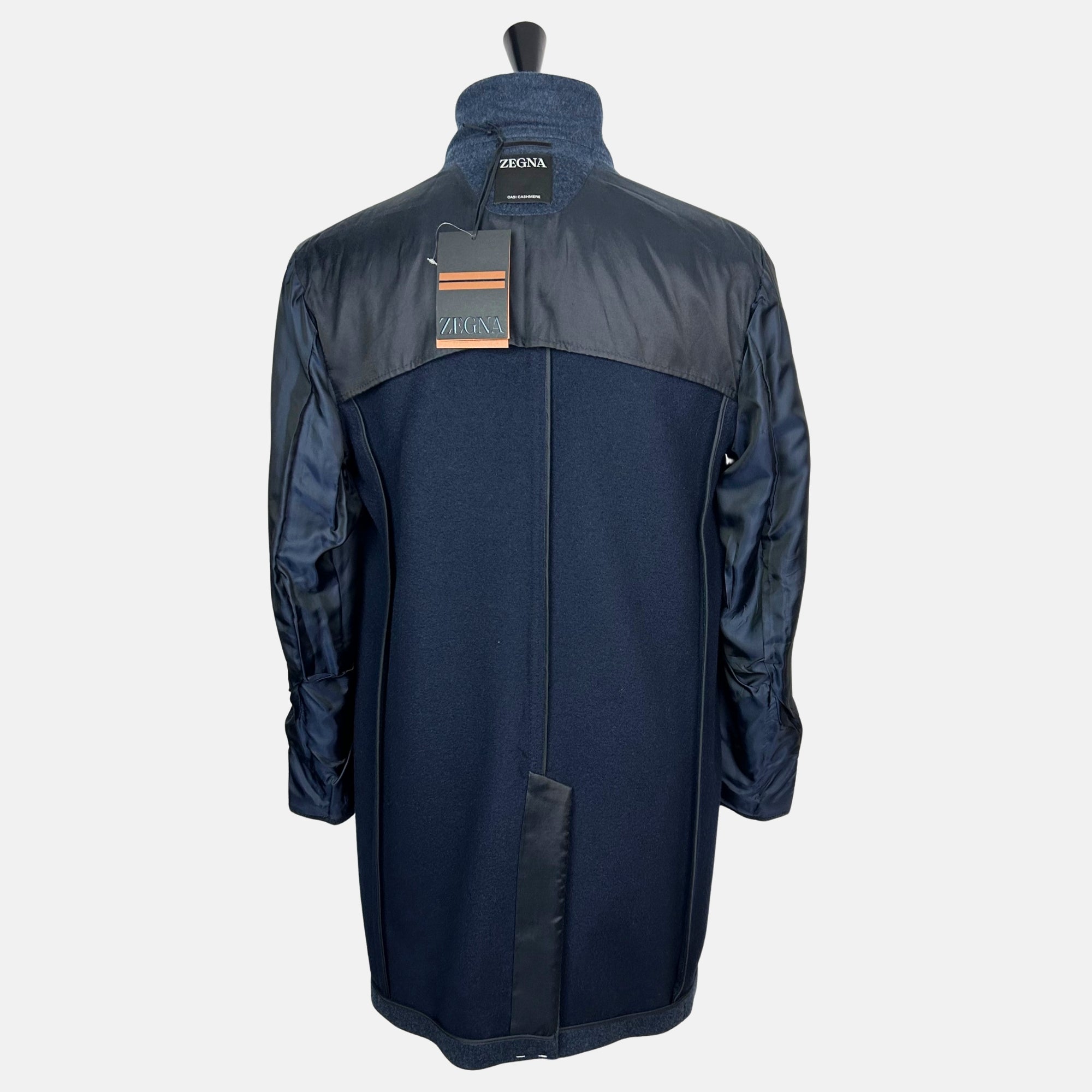 Blue Melange  Coat made of Cashmere (EU 50)