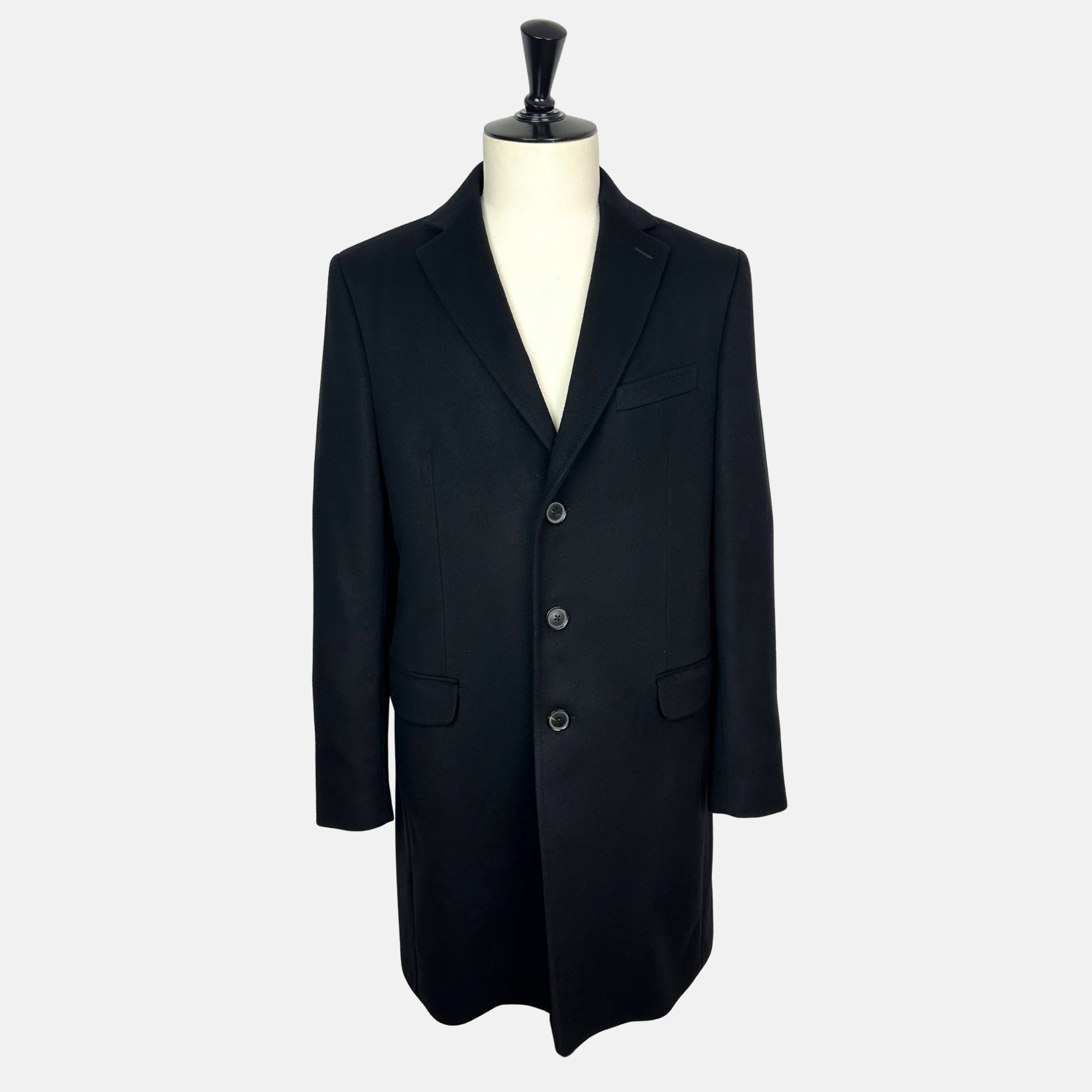 Black Coat made of Wool/Cashmere (EU 54) – Sanpetuna