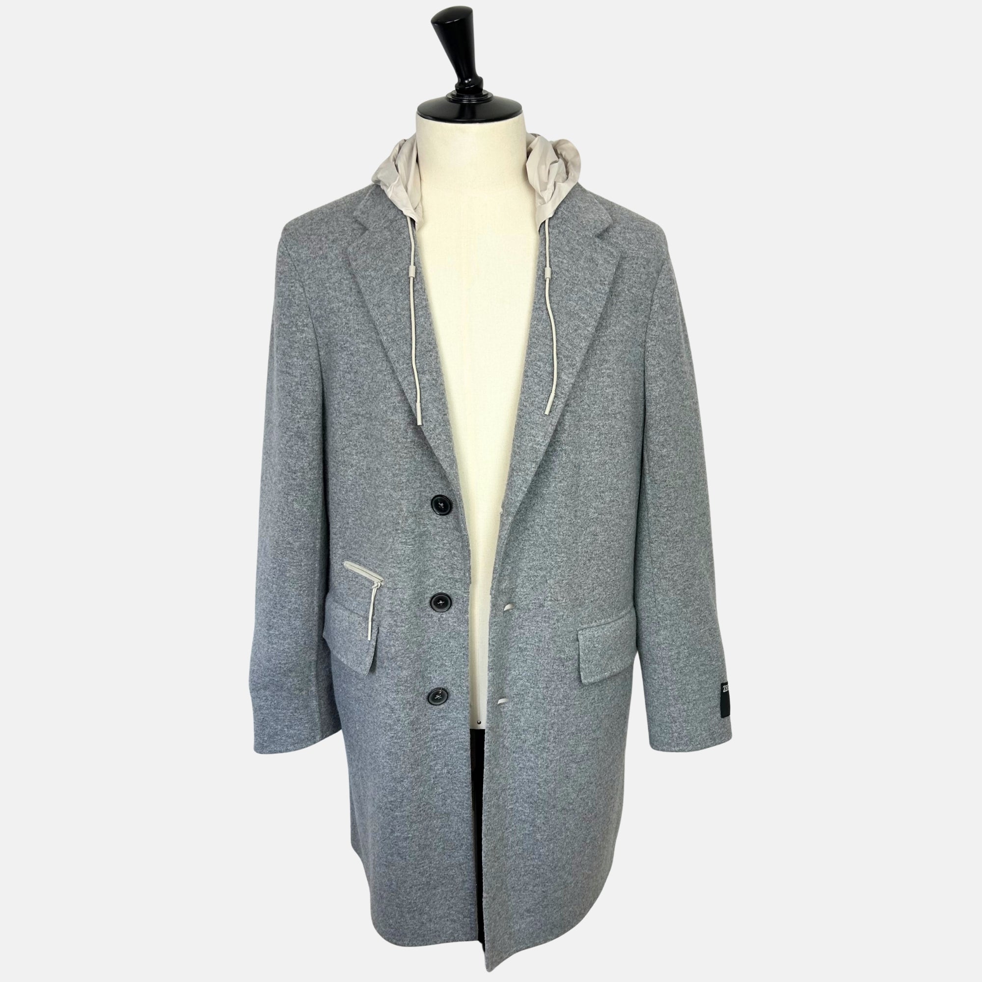 Gray  Coat made of Cashmere/Wool (EU 52)