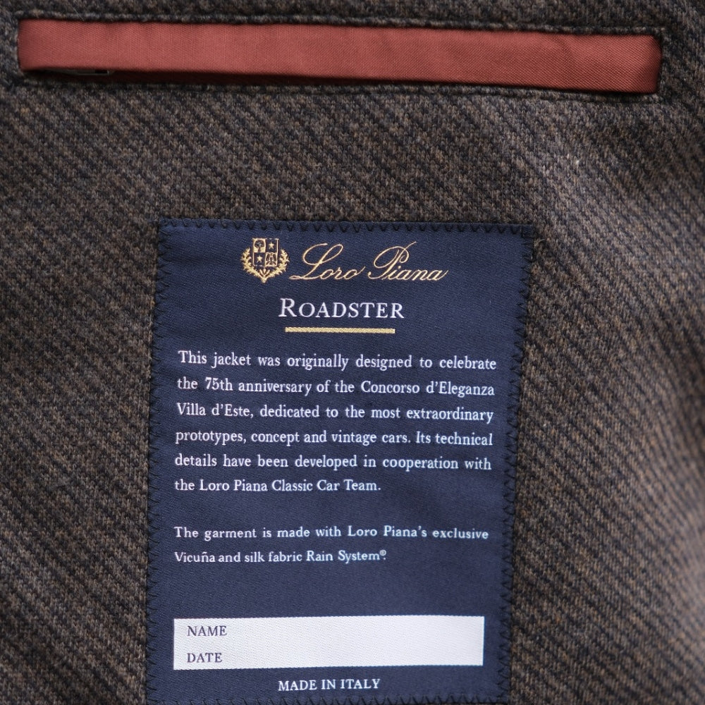 Navy Blue Vicuna Roadster Jacket (M)