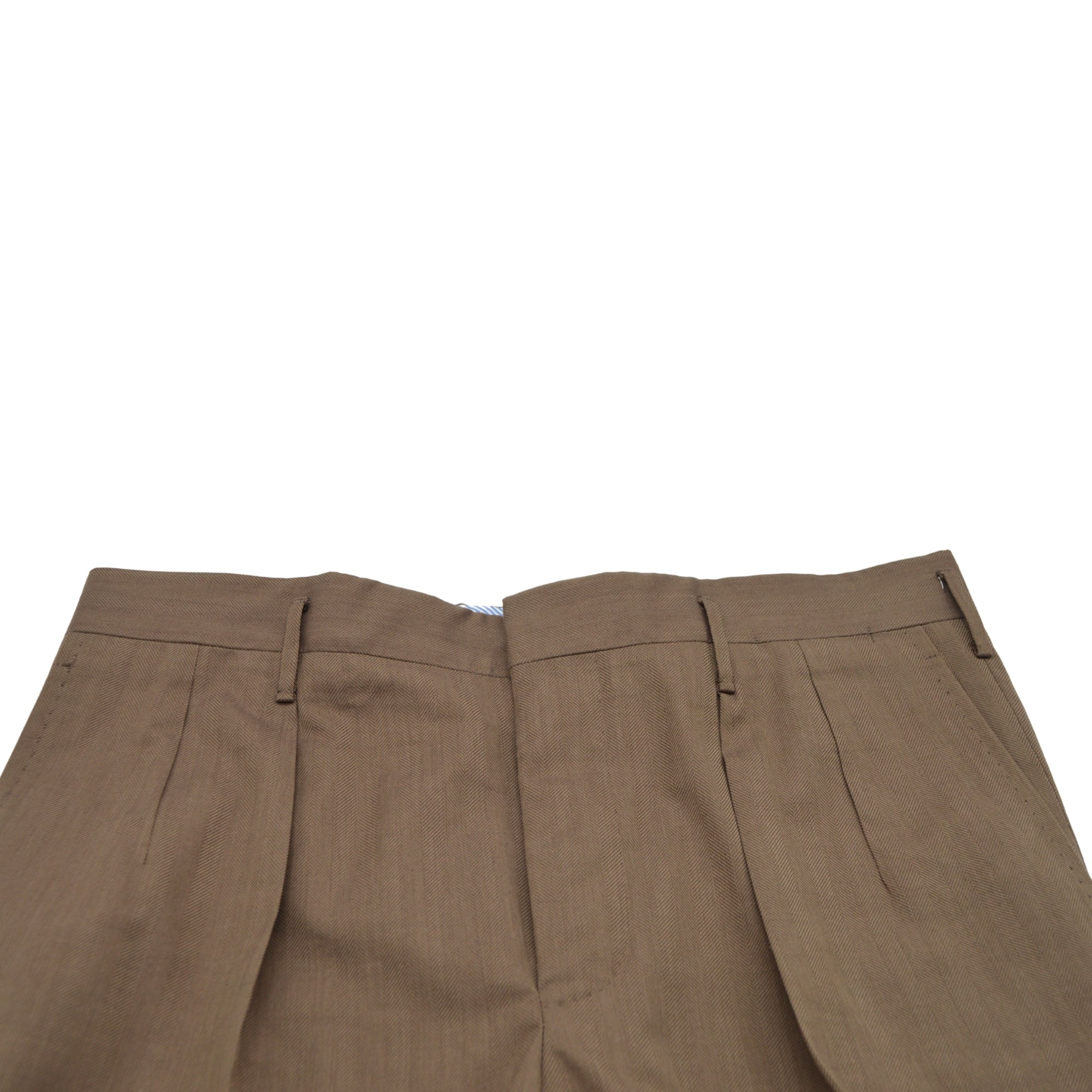 Brown Trousers made of Silk/Cotton (EU 46)