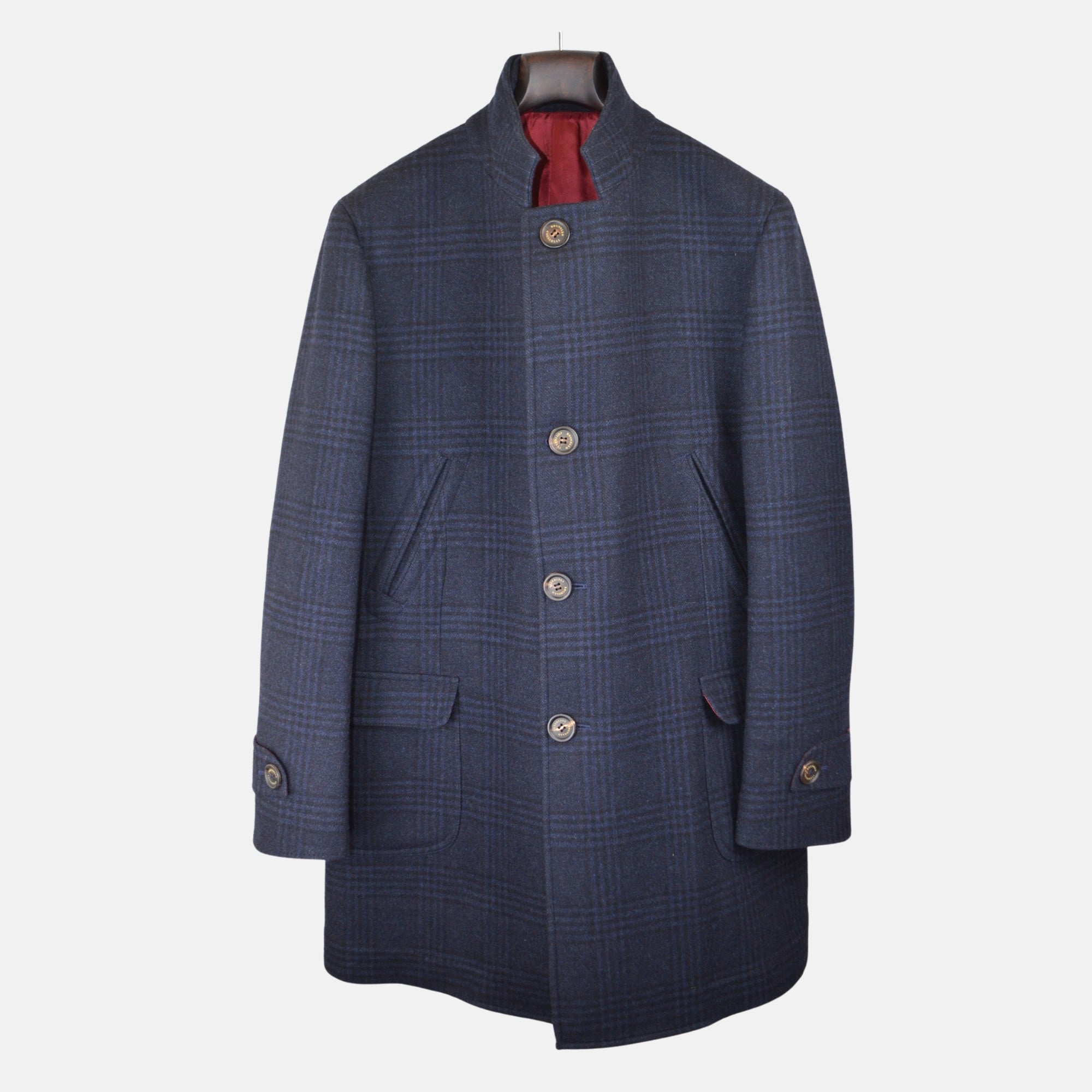 Navy Blue Coat made of Wool (50)