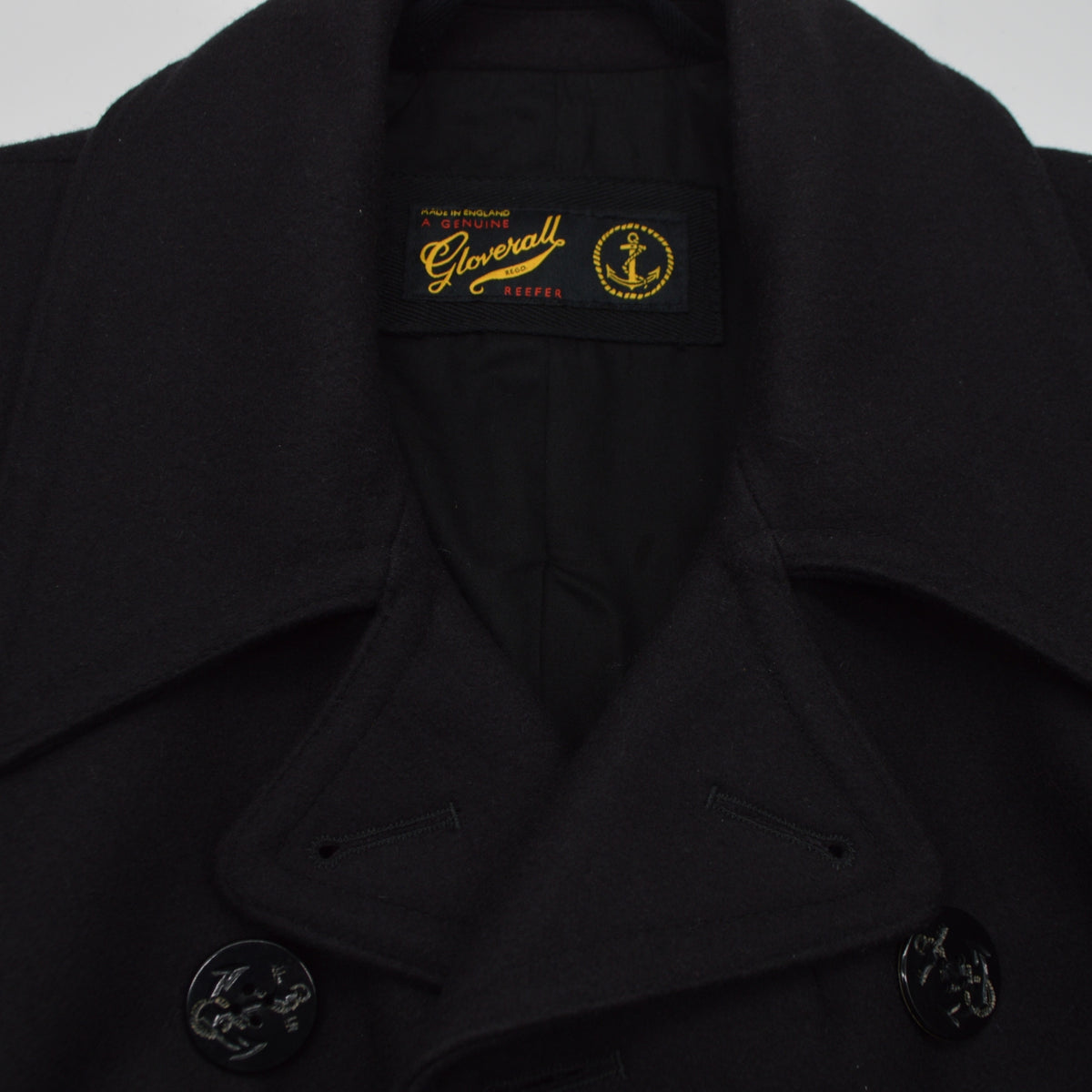 Navy Blue Jacket made of Wool Polyamide (EU 48)