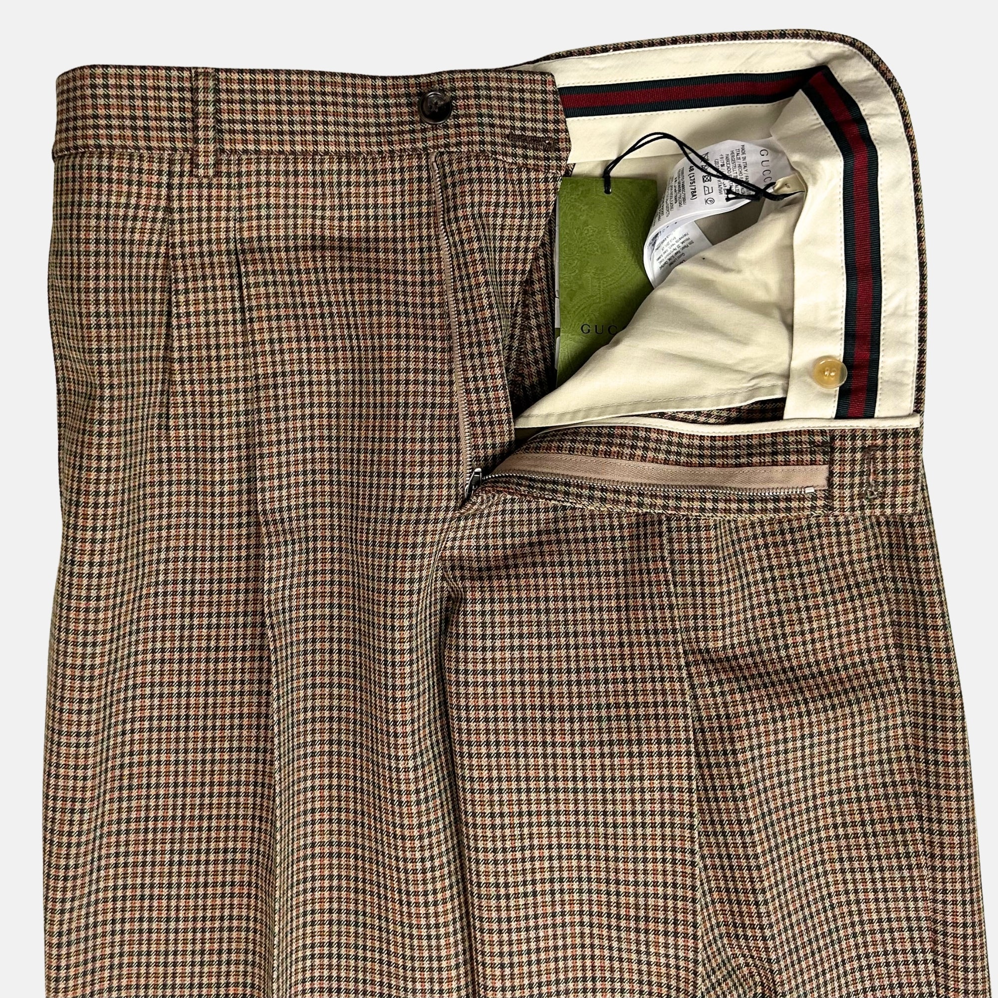 Multicoloured Pants made of Wool (EU 48)