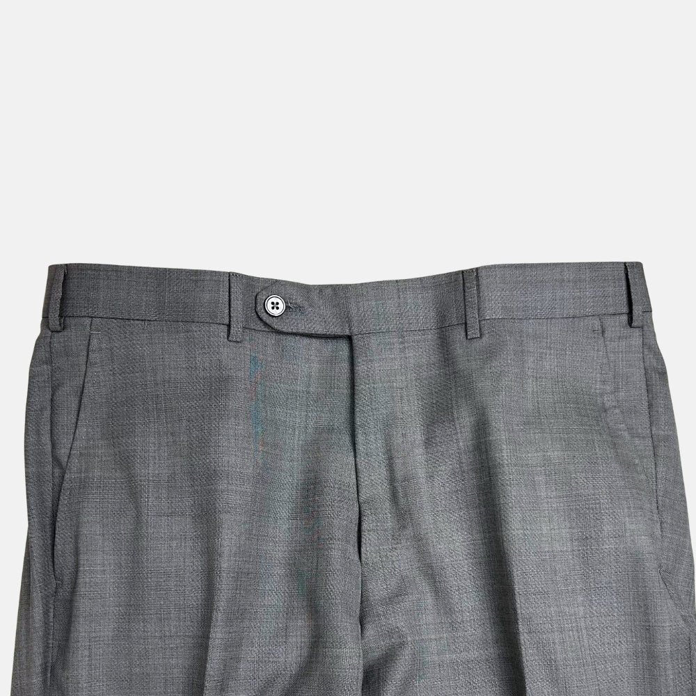 Gray Melange Suit made of Wool (EU 50)