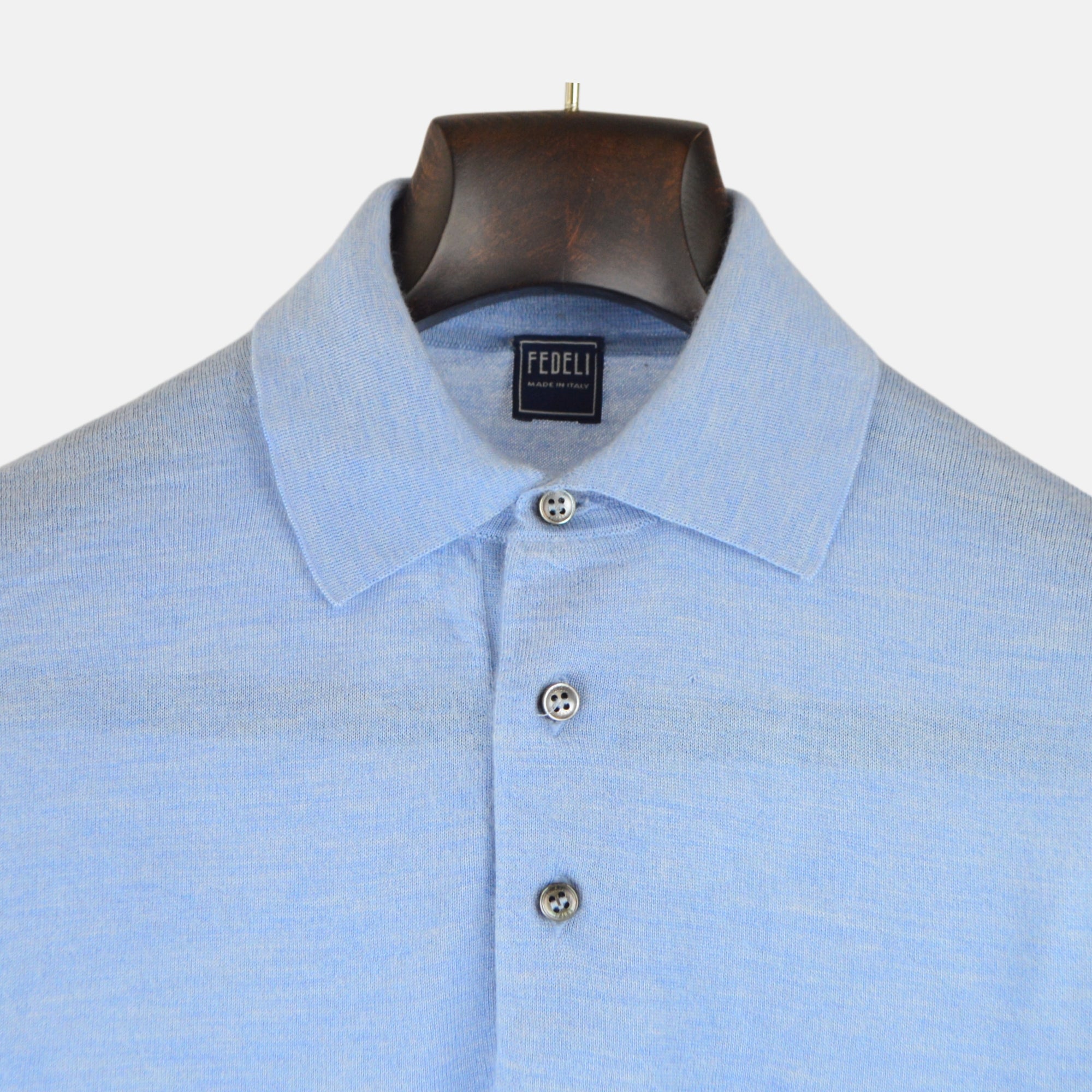 Light Blue Pullover made of Wool/Silk (EU 46)