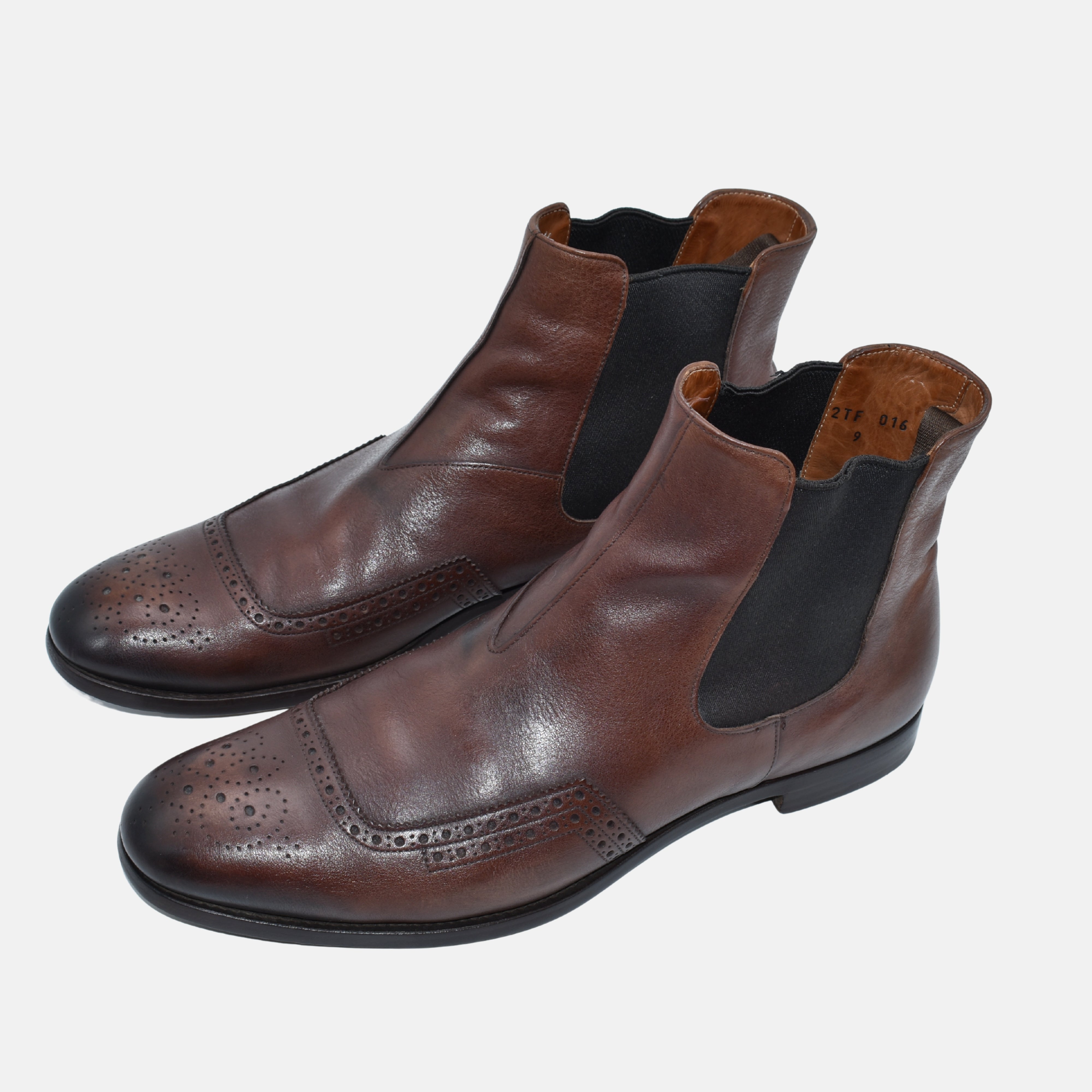 Brown Chelsea Boots made of Leather (EU 43.5)