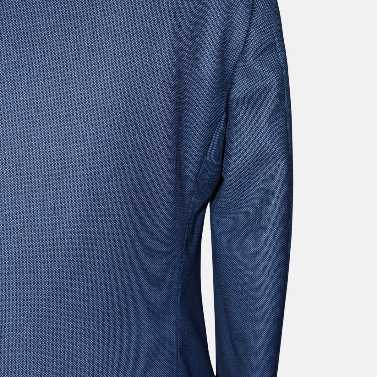 Blue Patterned Suit made of Wool (EU 48)
