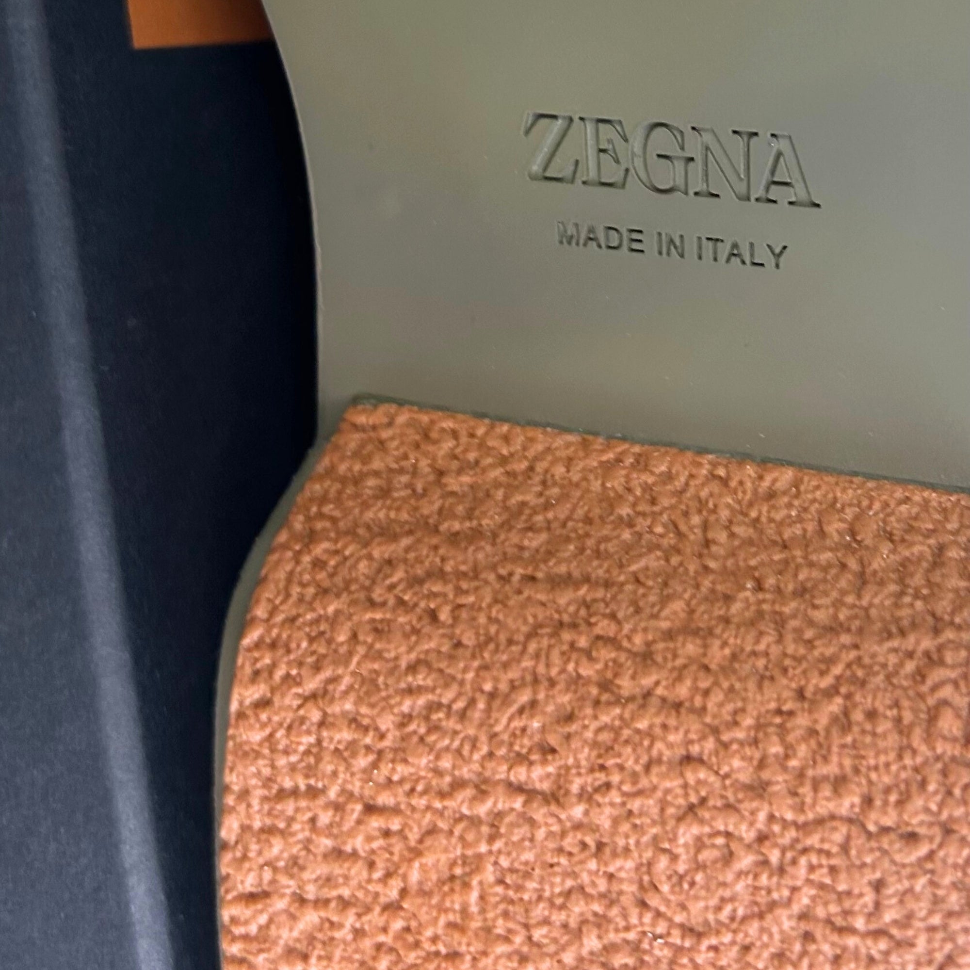 Dark Khaki Shoes made of Canva/Leather (EU 44)