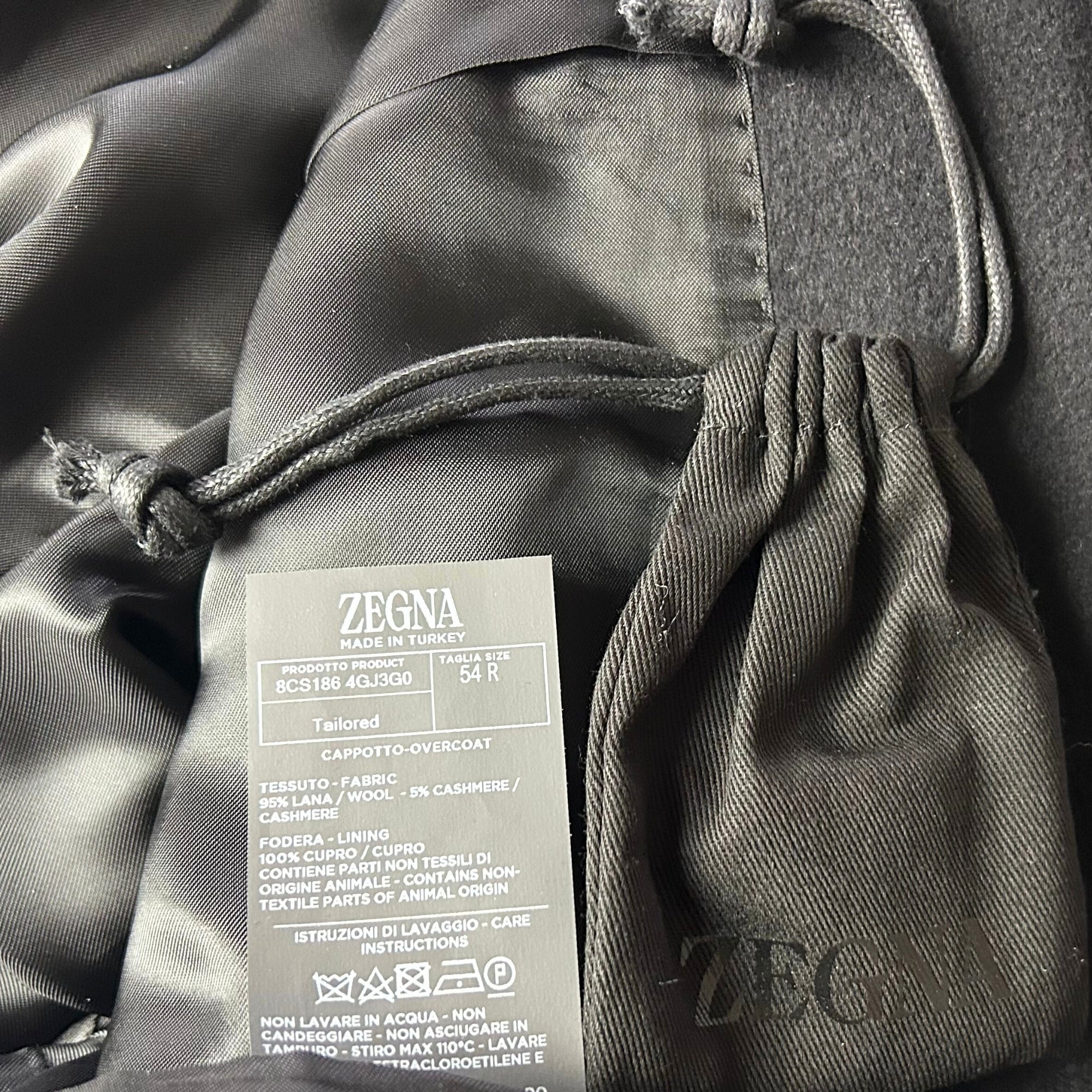 Black Coat made of Wool/Cashmere (EU 54)