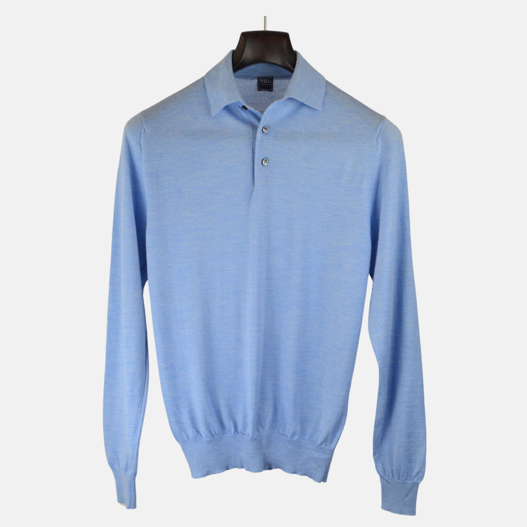 Light Blue Pullover made of Wool/Silk (EU 46)