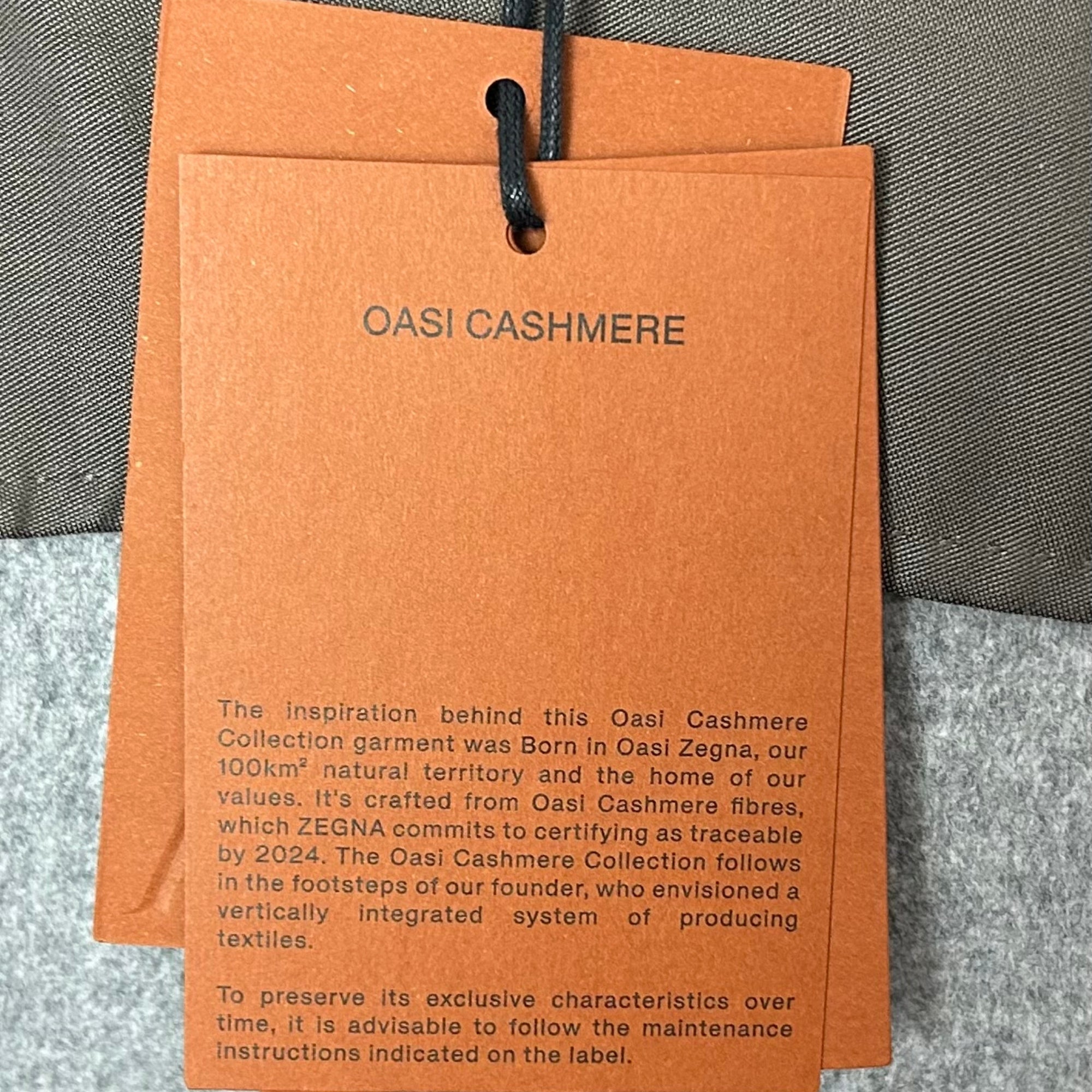 Greige Melange Coat made of Cashmere (EU 52)