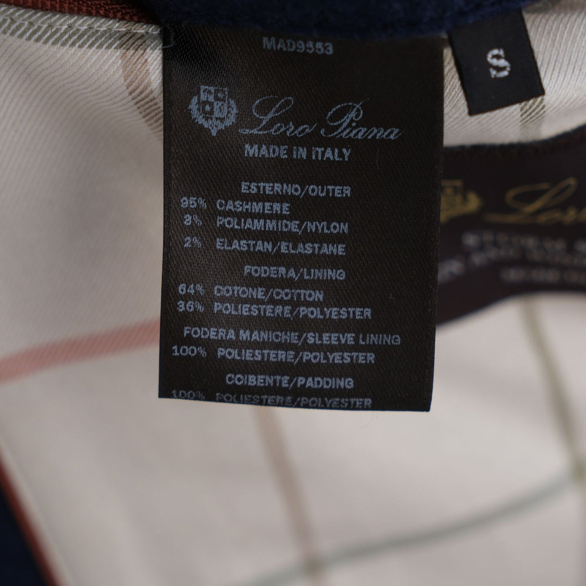 Loro Piana Blue Storm System Parka made of Cashmere/Polyamide/Elastane with Suede Details (S) – pre-owned | Sanpetuna