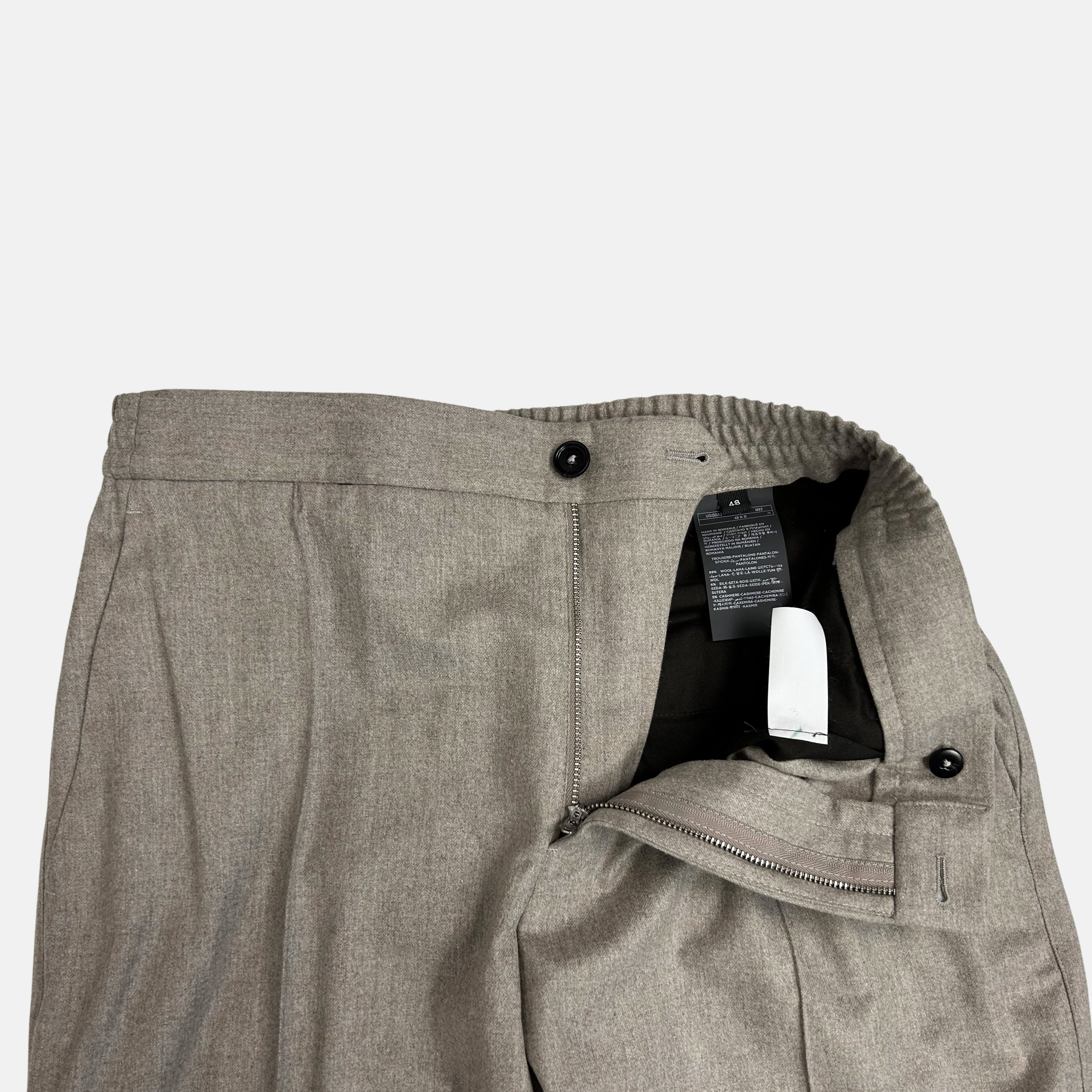 Ecru Melange 15MilMil15 Jogger Flannel Pants (EU 48)