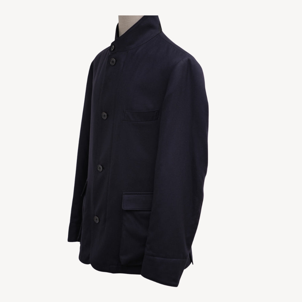 Navy Blue Vicuna Roadster Jacket (M)